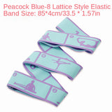 Multi-functional Dance Yoga Auxiliary Stretching Belt Adult Latin Training Elastic Bands Beginner Pilates Yoga Resistance Band