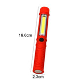 COB Pen Light Mini Inspection Work Light LED Cilp Flashlight Torch Lamp with Magnet for Outdoor Camping Maintenance
