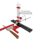 Knife Sharpener Professional Fixed Angle Sharpening Frame Whetstone High Precision Grinder Sharpening Tools W/ Sliding Rail