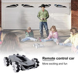 RC LED Remote Control Car Rechargeable Car Remote Control Roll Car Kids Robot RC Cars Toys