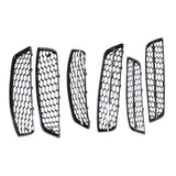 2Pcs Fog Light Lamp Cover Gloss Moulding Lightweight Accessories Replacement for Audi A3 8P 2008 - 2012 Models Bumper
