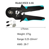 Tubular Terminal Crimping Tool Mini Electrician's Pliers Hand Tools HSC8 6-4 0.06-10mm2 28-7AWG High Precision Pliers Set
