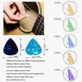 Guitar Picks &amp; Boxes Resin Mold Silicone Plectrums Mold For DIY Guitar Bass Picks Thumb Finger Picks