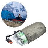 For Camping Outdoor Lightweight First Aid Mini Portable Thermal Waterproof Emergency Sleeping Bag With Survival Whistle Durable