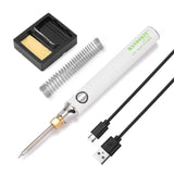 Handskit USB Charging Soldering Iron 5V 8W Adjustable Temperature Electric Soldering Iron Kit with Soldering station solder Wire