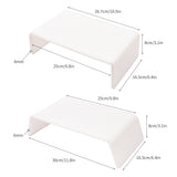 1/2Pcs Acrylic Desktop Monitor Holder Laptop Stand Riser Home Office Laptop Screen Shelf Keyboard Base Acrylic Storage Rack
