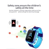 Kids Smart Watch Phone For Girls Boys With Gps Locator Pedometer Fitness Tracker Touch Camera Anti Lost Alarm Clock Q12B