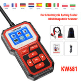 OBD2 Scanner Professional All Cars OBD2 Car Diagnostic Scanner 6V 12V Motorcycle Car Battery Tester