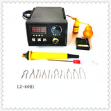 New Pyrography Machine Wood Burning Pirograbador Adjustable Temperature Burner Wood Cautery Pyrography Pen Gourd Crafts Tool Set