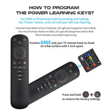 G50S Remote Control 2.4G Smart Voice Remote Control Support Multimedia Devices Built-in Gyroscope Wireless Flying Mouse
