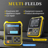 FNIRSI 200kHz 2.4 Inch Bandwidth Oscilloscope Transistor Tester Digital Oscilloscope 2 In 1 PWM Square Waves Output Oscilloscope