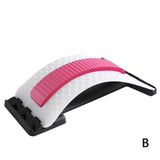 1pc Back Stretch Equipment Massager Stretcher Fitness Lumbar Support Relaxation Spine Pain Relief Health Care