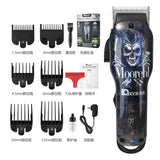 Graffiti Oil Head Push Shear Gradient Electric Push Professional Hair Salon Shaver