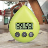 Electronic Digital Timer Kitchen Cooking Shower Study Stopwatch Alarm Clock Water Drop Electronic Cooking Countdown Time Timer