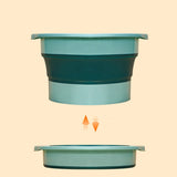 10L Folding Foot Bath Bucket Household High Calf Barrel Travel Portable Footbath Massage Foldable Foot Bath Basin