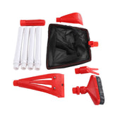 5 in 1 ABS Aquarium Cleaning Net Algae Scraper Clip Brush Aquarium Glass Cleaning Tool set Fish Supplies