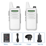 2 PCS Baofeng Professional BF-T20 Walkie Talkie 16 Channels UHF 400-470MHZ Support USB Charging For BF-C9 BF-888S Two Way Radio