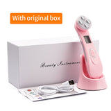 VIP Dropshipping RF EMS Micro-Current LED Phototherapy Beauty Device Eye Care Massager Dark Circle Wrinkle Removal Face Lifting