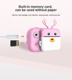 1080P Dual Lens Kid Instant Print Camera Thermal Printing Camera Digital Photo Camera  Child Camera Video Boy's Birthday Gift