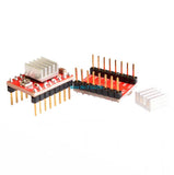 100pcs 3D Printer Parts Stepstick A4988 DRV8825 Stepper Motor Driver Module With Heatsink Reprap Ramps 1.4/1.5/1.6 Control Board