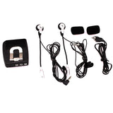 Moto Helmet Front-To-Back Intercom Headset Plastic Modified Motorcycle Helmet Intercom Headphones Accessories