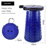 Outdoor Furniture Retractable Stool Chairs Portable Stool Lounge Folding Chair Camping Stool Foldable Convenient Fishing Chair