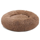 Pet Dog Bed Super Soft Kennel Round Fluffy Cat House Warm Indoor Comfortable Sleeping Cushion Mat Sofa Washable Puppy Long Plush