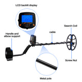 TC-600 Metal Detector 11" Waterproof Search Coil Handheld with Backlight Metal Detector High Sensitivity Metal Detecting Tool