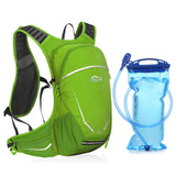 Cycling Backpack w Drinking Bladders Outdoor Running Bag Bicycle Bag Sports Vest Ultralight Riding Bag Breathable Travel Daypack