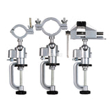 New 360 Degree Rotating Table Vise Multifunctional Aluminium Alloy Swivel Bench Vise Clamp Electric Drill Stand Rotating Tools