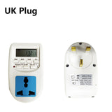 EU UK US Plug Energy Saving Timer Programmable Electronic Timer Socket Digital Timer Household Appliances For Home Devices