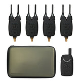 Electronic Fishing Alerts Bite Alarm LED Wireless Fishing Alarm Digital Fishing Receiver Sound Alert Kits