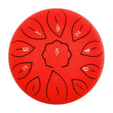 tongue Drum 6 Inch 11 Tone Steel Tongue Drum Set Hand Pan Drum Pad Tank Sticks Carrying Bag Percussion Instruments Accessories