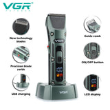Cordless electric adjustable hair trimmer for men professional beard hair clipper rechargeable two speed motor haircut machine