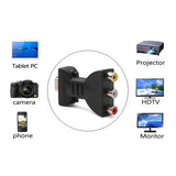 AV Digital Signal HDMI-compatible To 3 RCA Audio Adapter Component Converter Video Splitter To Vga Connector car accessories