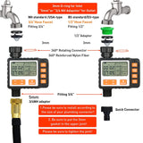 Digital Water Timer Programmable Outdoor Single Outlet Automatic On Off Water Faucet Hose Timer Irrigation System Controller