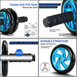 Resistance Bands Push Up Stand Bar Abdominal Wheel AB Roller Jump Rope Grip Strength Exercise Home Gym Fitness Muscle Trainer