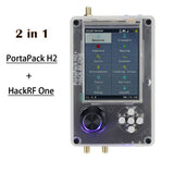 1MHz-6GHz SDR Radio Receiver Assemble for HackRF One + Portapack H2 with 3.2inch TFT Screen Antennas