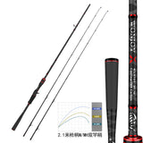 Mavllos 2.1M 2.4M Saltwater Carp Fishing Rod L.wt 6-17g/7-20g/10-25g Tips Ultralight Carbon Spinning Casting Rod for Bass Pike