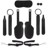 5in1 Knuckle Strap+Grip Cover+Hand Strap+VR Lens Dust cover+Thumb Button Cap for Oculus Quest 2 VR Controller Accessories