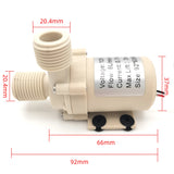 Food Grade DC 12V Water Pump Circulating High Temperature Resistant Brushless Pump Can Use in  Hot Water