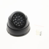 LED Light Fake Camera Black Outdoor CCTV Fake Simulation Dummy Camera Home Surveillance Security Dome Mini Camera Flashing