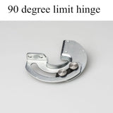 Hidden 90 Degree Hinge Industrial Equipment Cabinet Door Carbon Steel Sliding Limit Hinge Fixed Bisagras Furniture Hardware