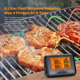 Inkbird Digital Meat Thermometer IBBQ-4BW BBQ Kitchen Utensil Cooking with Graph Alarm for Grill Smoker Oven via Wi-Fi Bluetooth