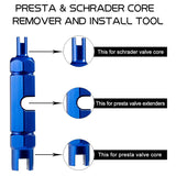Dropship-Valve Core Remover Tool Kit Bike and Car Valve Core Repair Tool for Bike Bicycle Tire Application