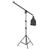 Tripod for Softbox Light Stand Photo Studio 2M with 1.4M Boom Arm Flexible Sandbag Supporting Lighting Photography Phone Flash