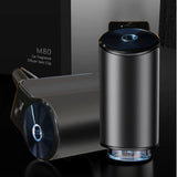 Auto Car Vent Freshener Air Fragrance Aroma Diffuser Rechargeable Ultrasonic Aromatherapy Scent Machine with 30ml oil
