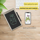 10’’ Smart Office Writing Pad Inspiration Sketchbook Drawing Note Pad with Stylus Pen for Hand-painting/Travelling Gold Bronze