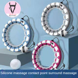 24 Adjustable Body Abdomen Waist Smart Sports Circle Hulla Hop Abdomen Fitness Massage Sports Hoop Weight Hoop Home Fitness