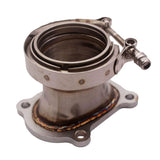 2.5" Adapter Flange For CT26 Turbo Stainle Steel  V-Band Adaptor+ CLAMP